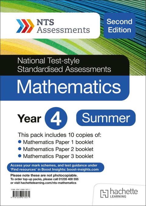 NTS Mathematics (Second Edition) Year 4, Summer PK10 (National Test-style Standardised Assessments)