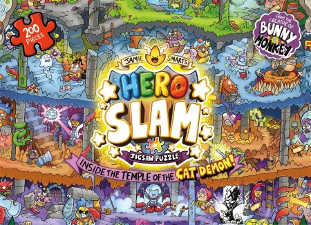 Jamie Smart’s Hero Slam Jigsaw Puzzle: Inside the Temple of the Cat Demon