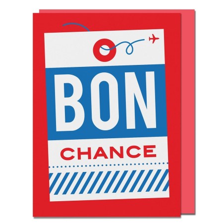 Bon Chance Greeting Card (Pack of 6)